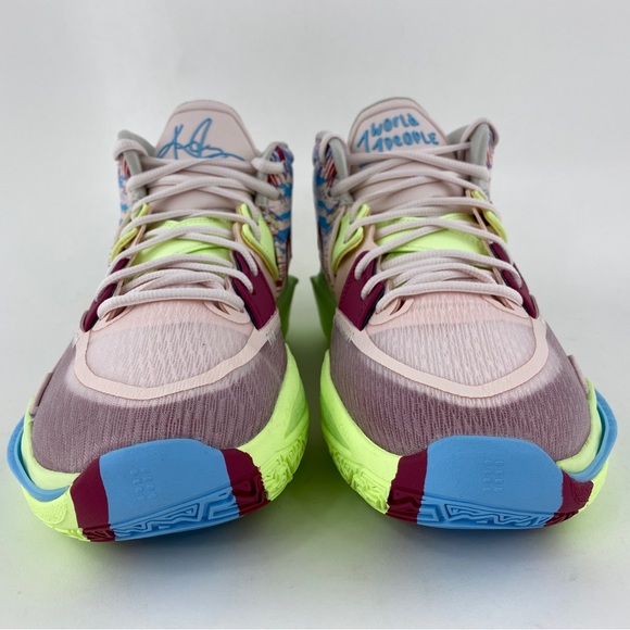 Nike Kyrie Infinity 1 World 1 People Men's Basketball Shoes Sneakers Green Pink - Picture 8 of 12